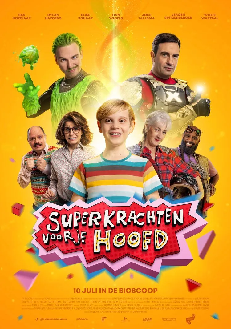 Superkrachten voor je hoofd poster