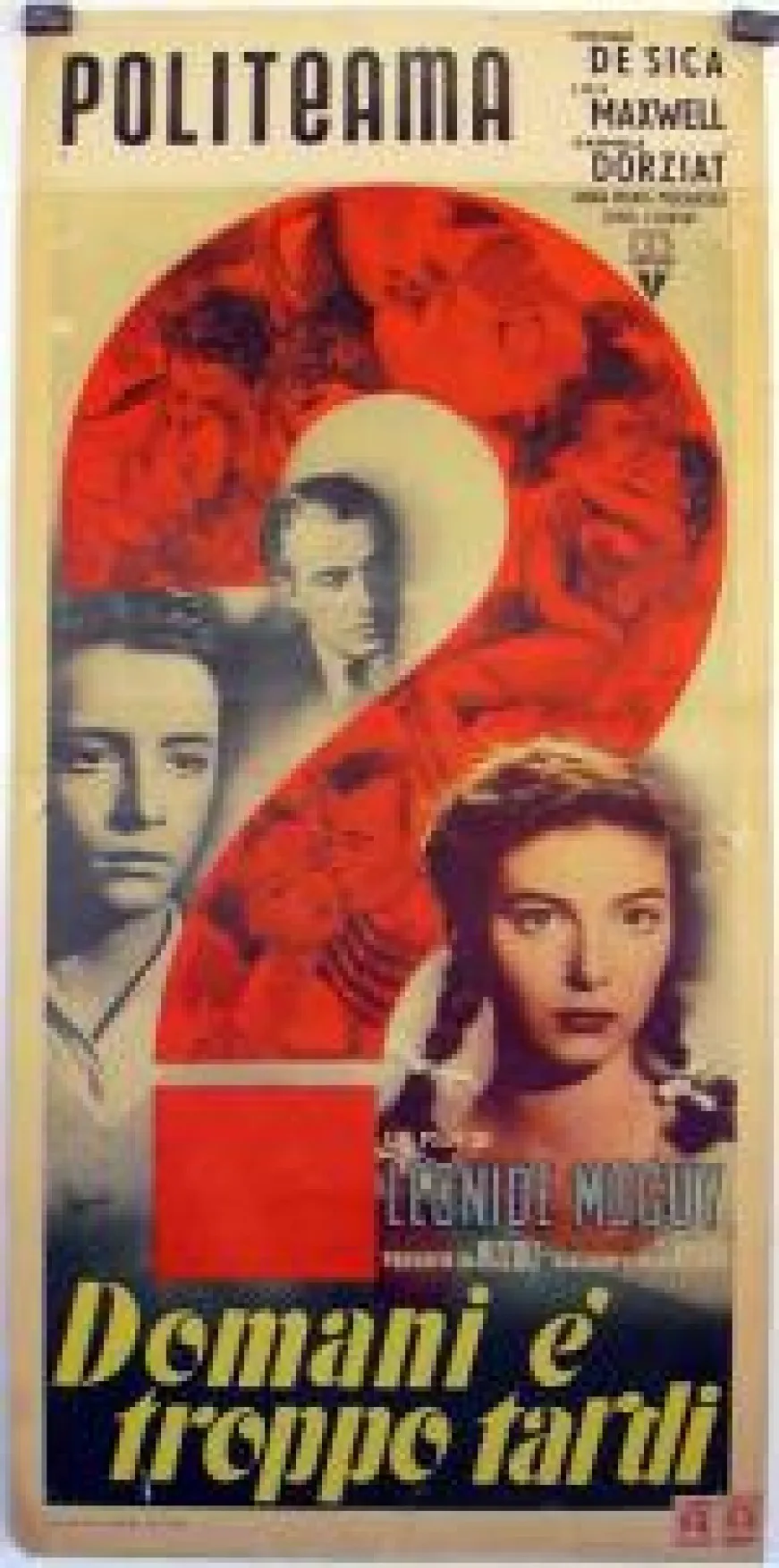 Domani è troppo tardi poster
