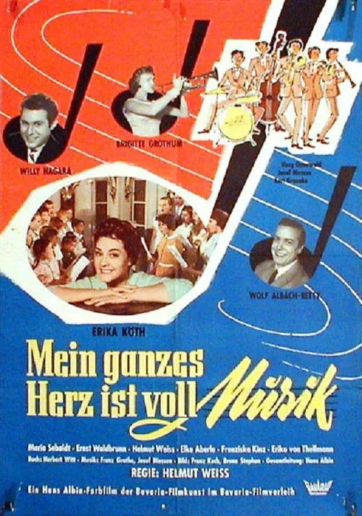 Mein ganzes Herz ist voll Musik poster