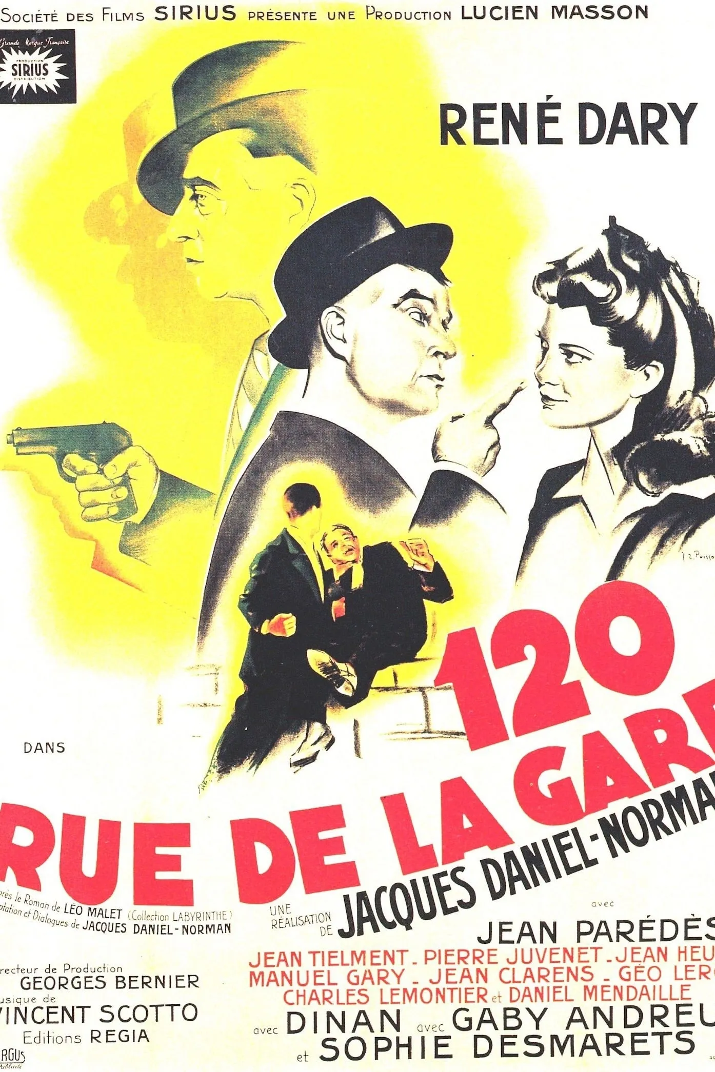 120, rue de la Gare poster