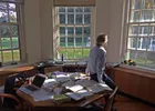 Robbert Dijkgraaf in zijn werkkamer
