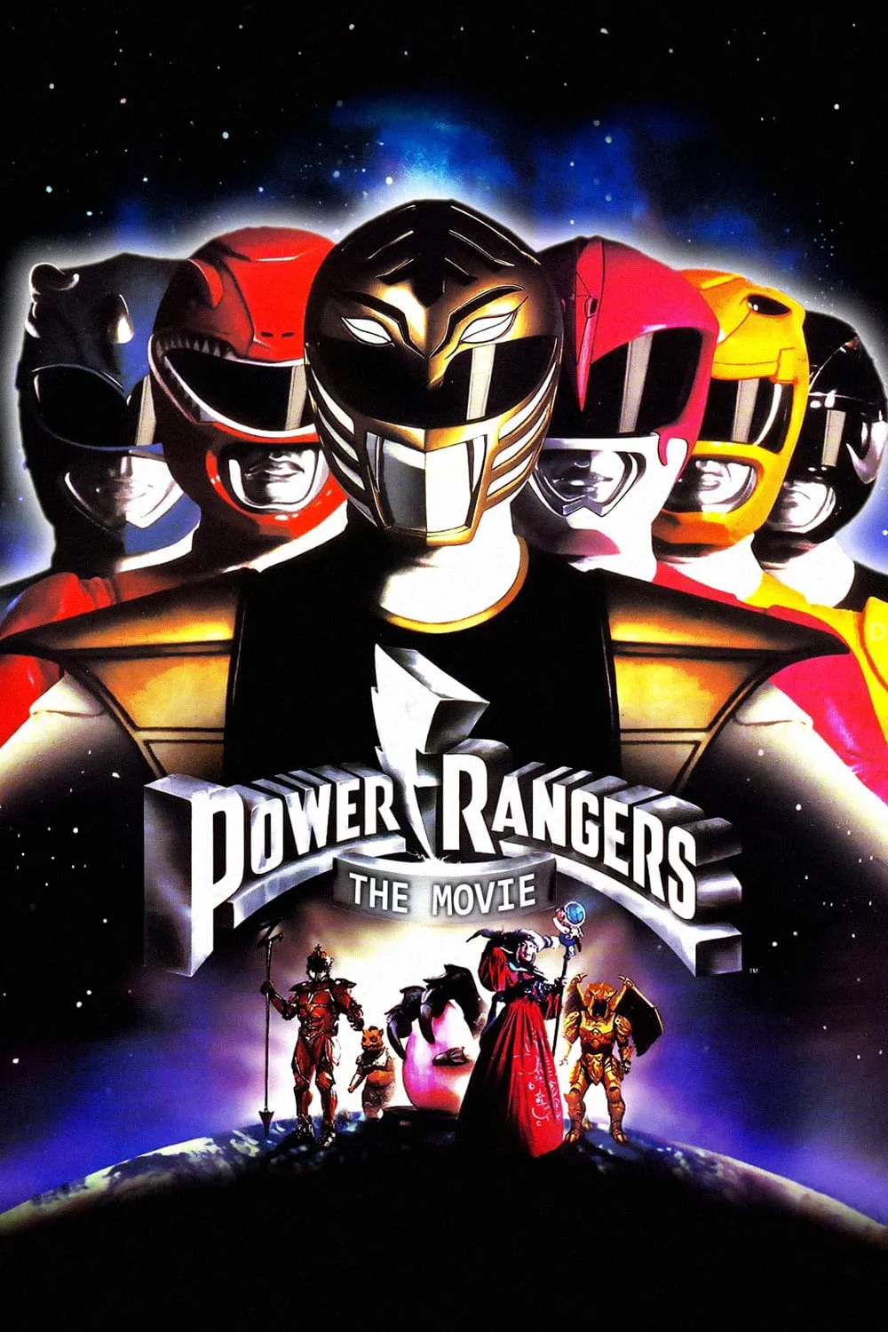 The Mighty Morphin Power Rangers: The movie poster