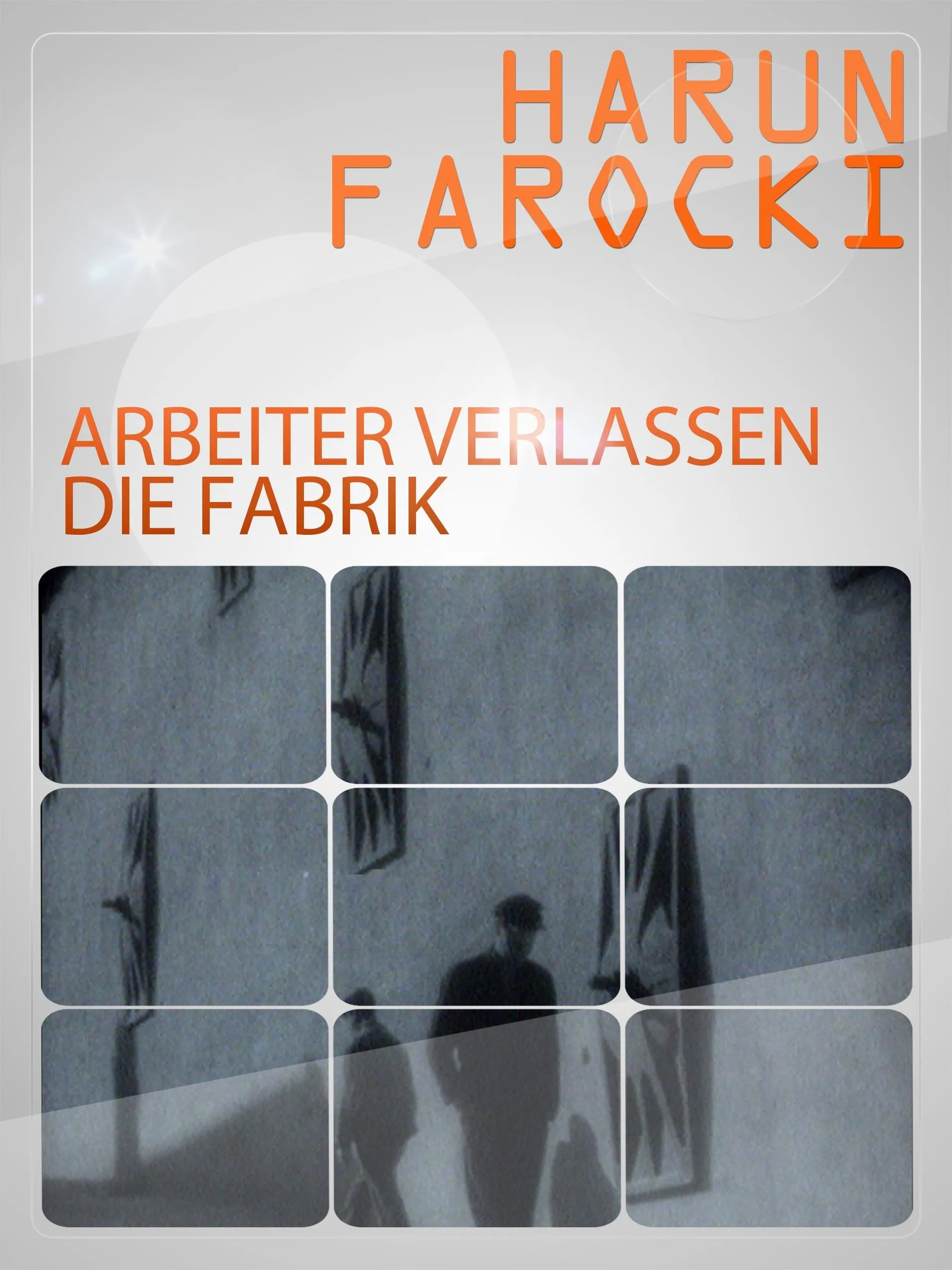 Arbeiter verlassen die Fabrik poster