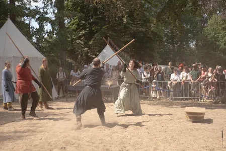 Gevechtsdemonstratie bij Castlefest