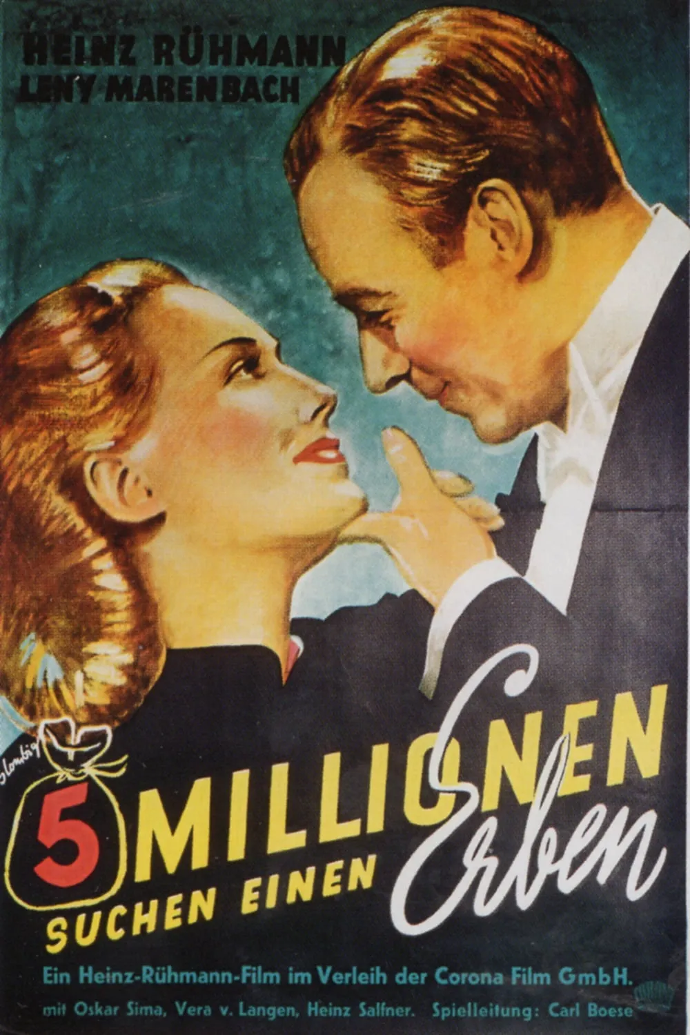 Fünf Millionen suchen einen Erben poster