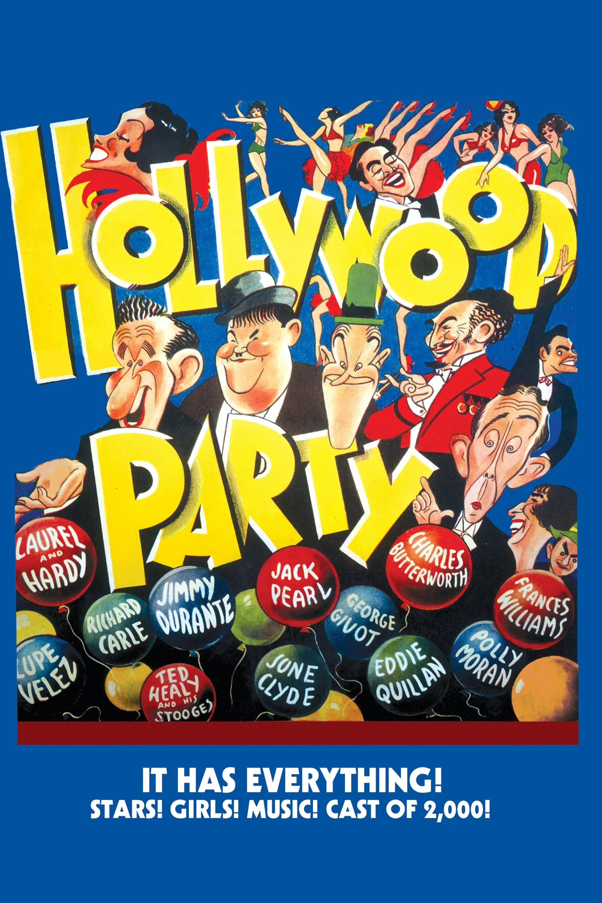 Laurel & Hardy: Hollywood Party poster