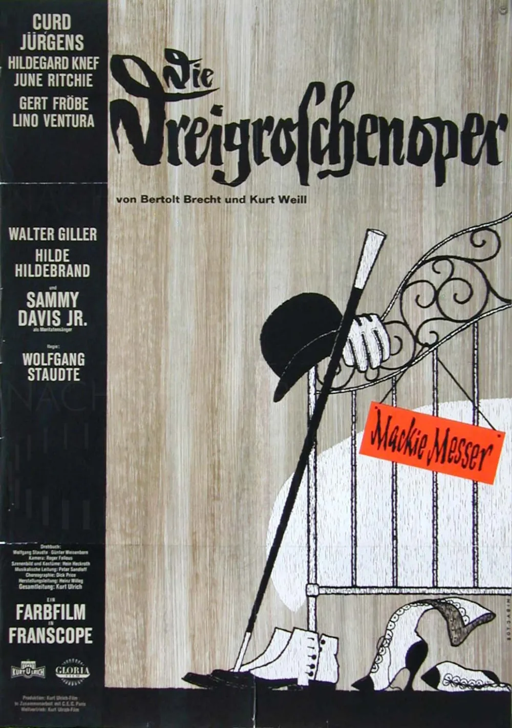 Die Dreigroschenoper poster