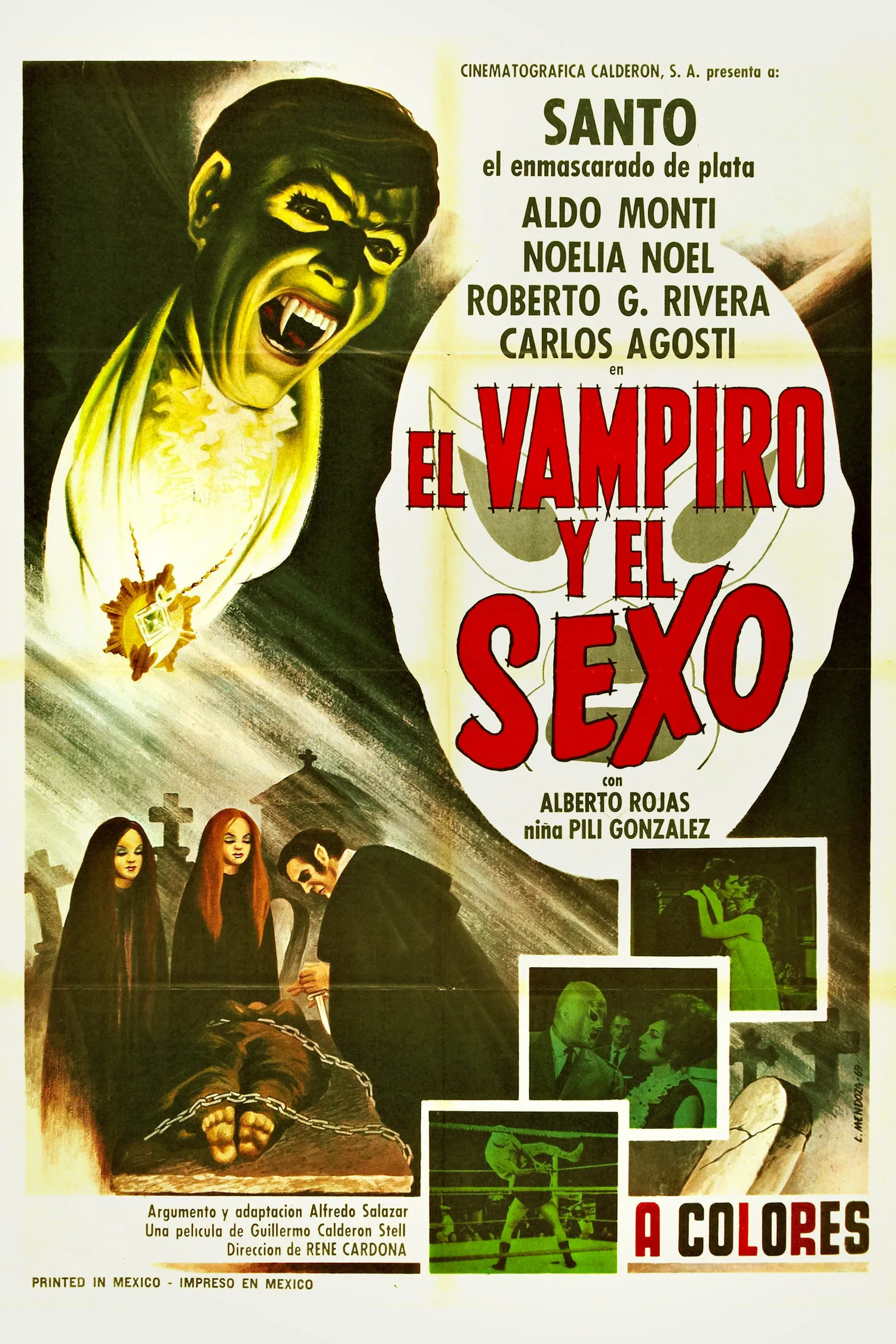 Santo en el tesoro de Dracula poster