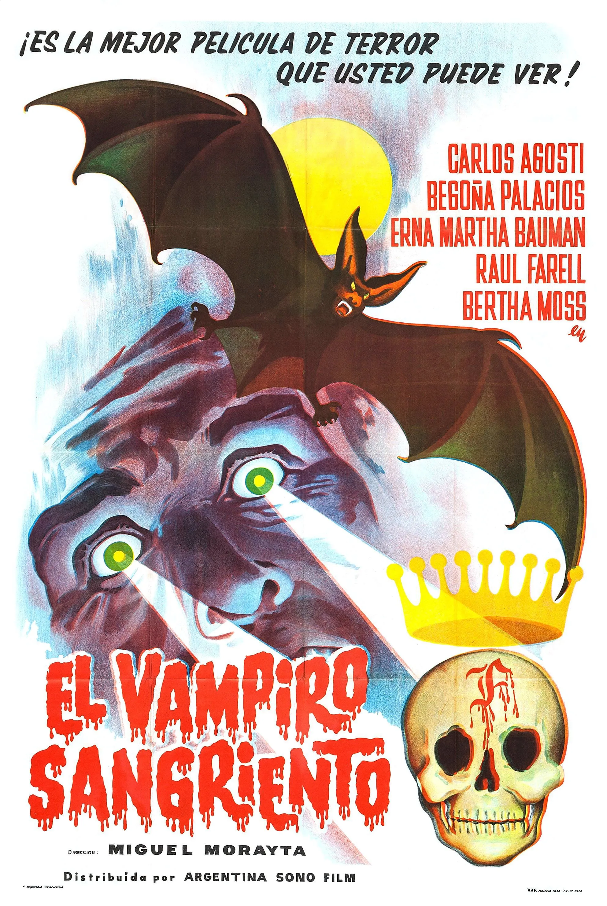 El Vampiro sangriento poster