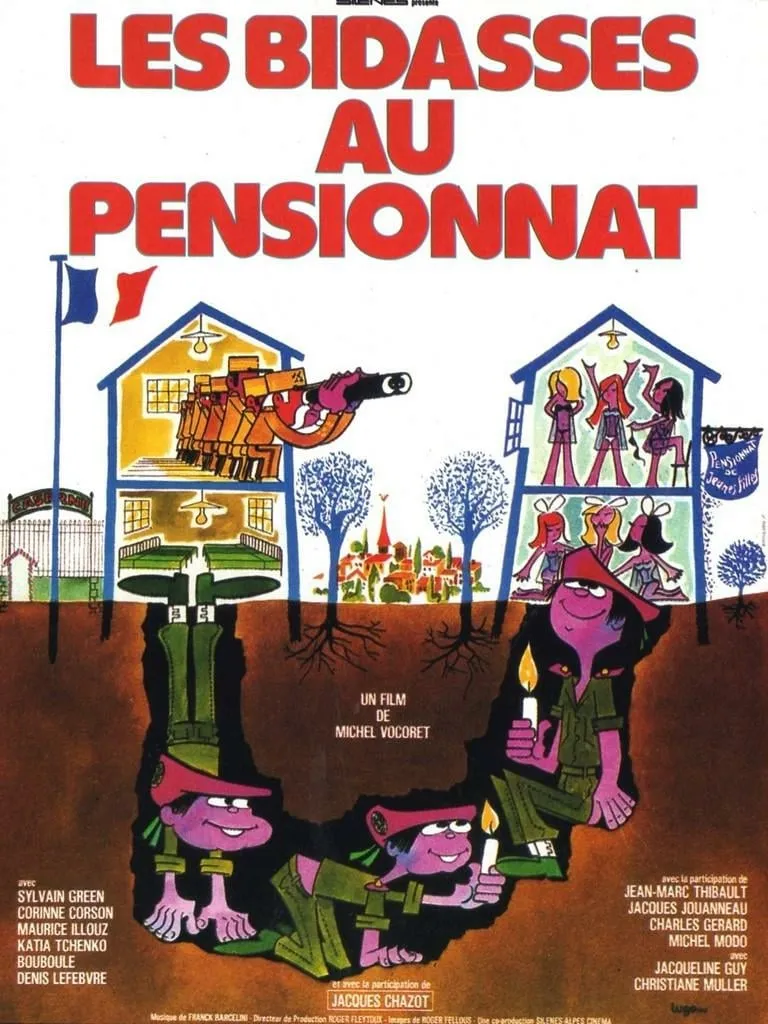 Les bidasses au pensionnat poster