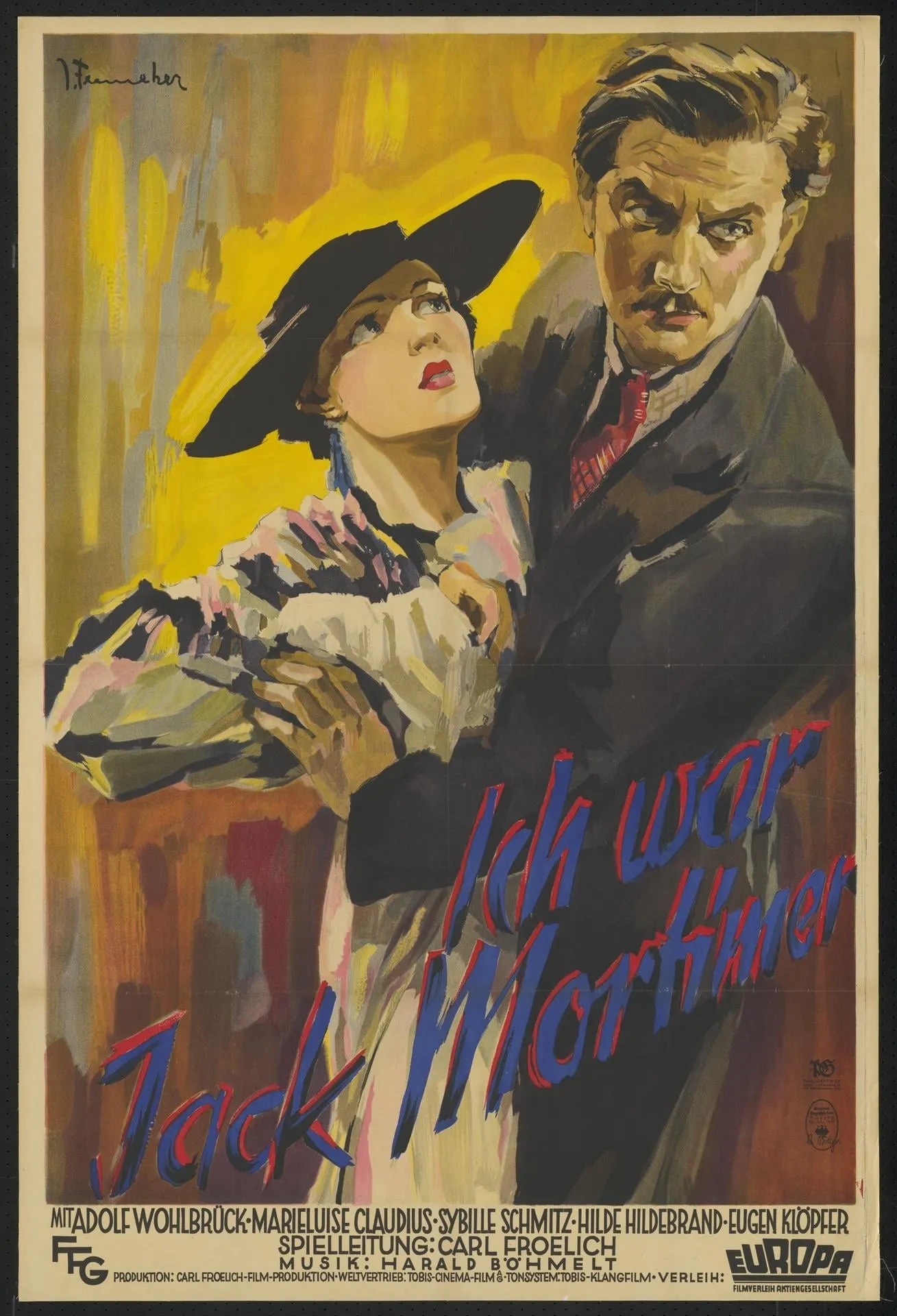 Ich war Jack Mortimer poster