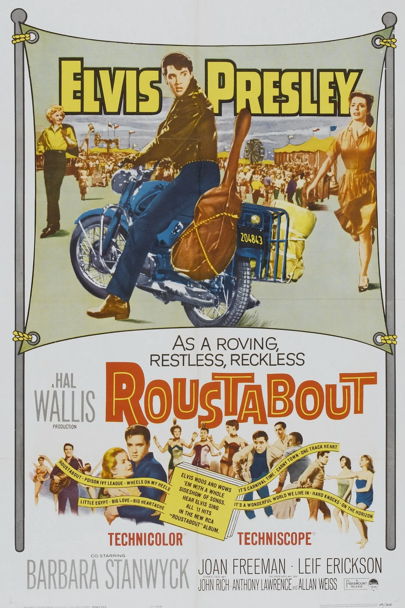 Roustabout poster
