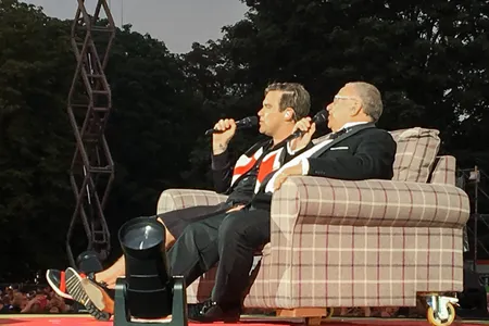 Robbie Williams in het Goffertpark Nijmegen 2017