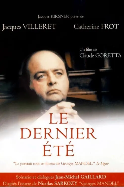 Le dernier été poster