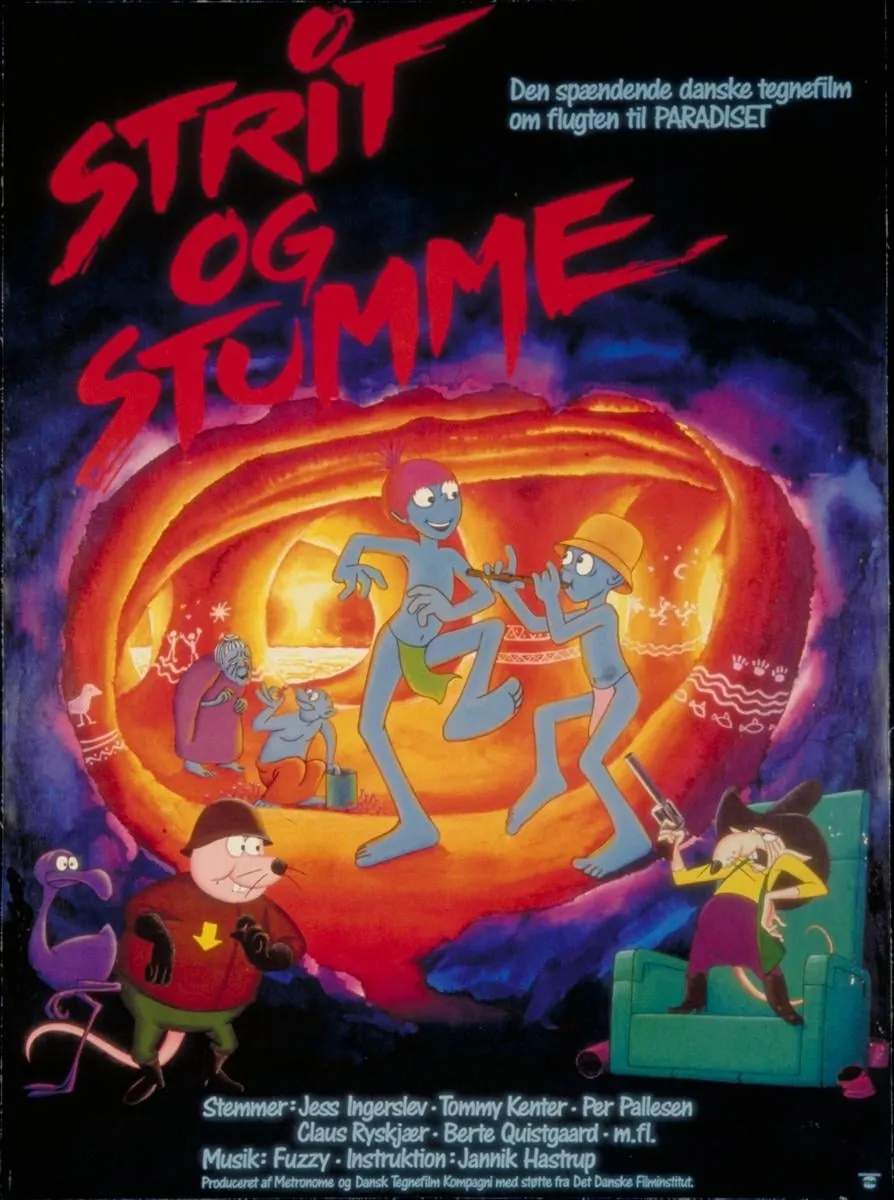 Strit og Stumme poster