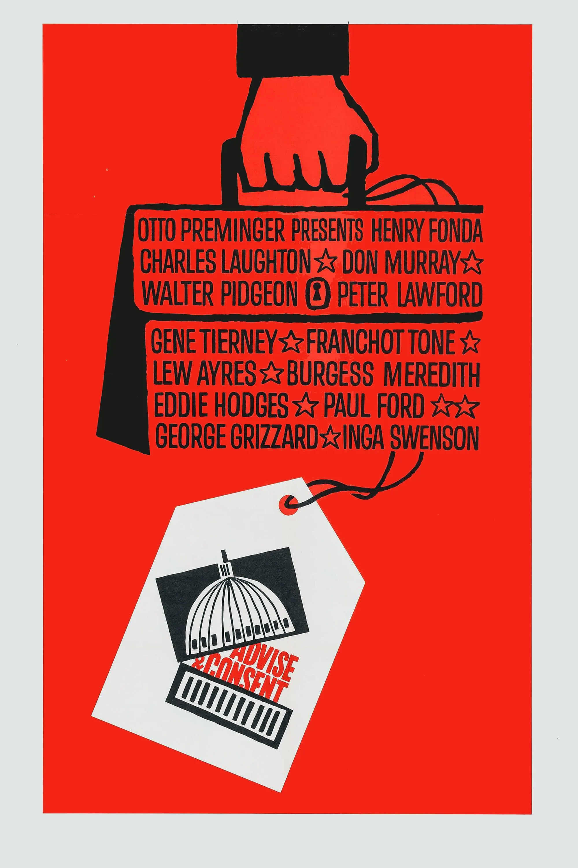 Advise & Consent poster