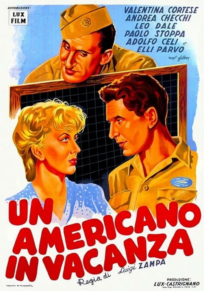 Un americano in vacanza poster