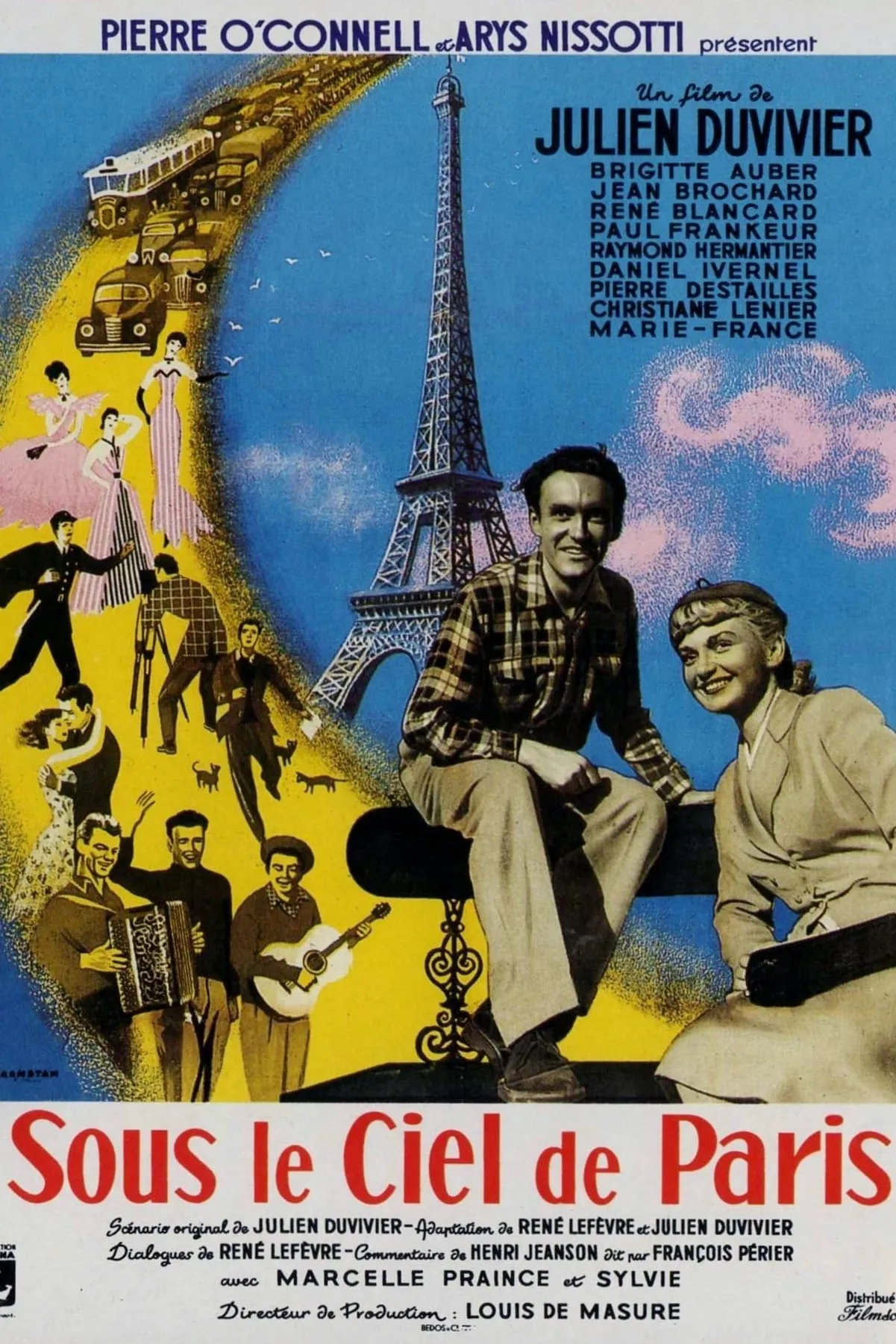 Sous le ciel de Paris poster