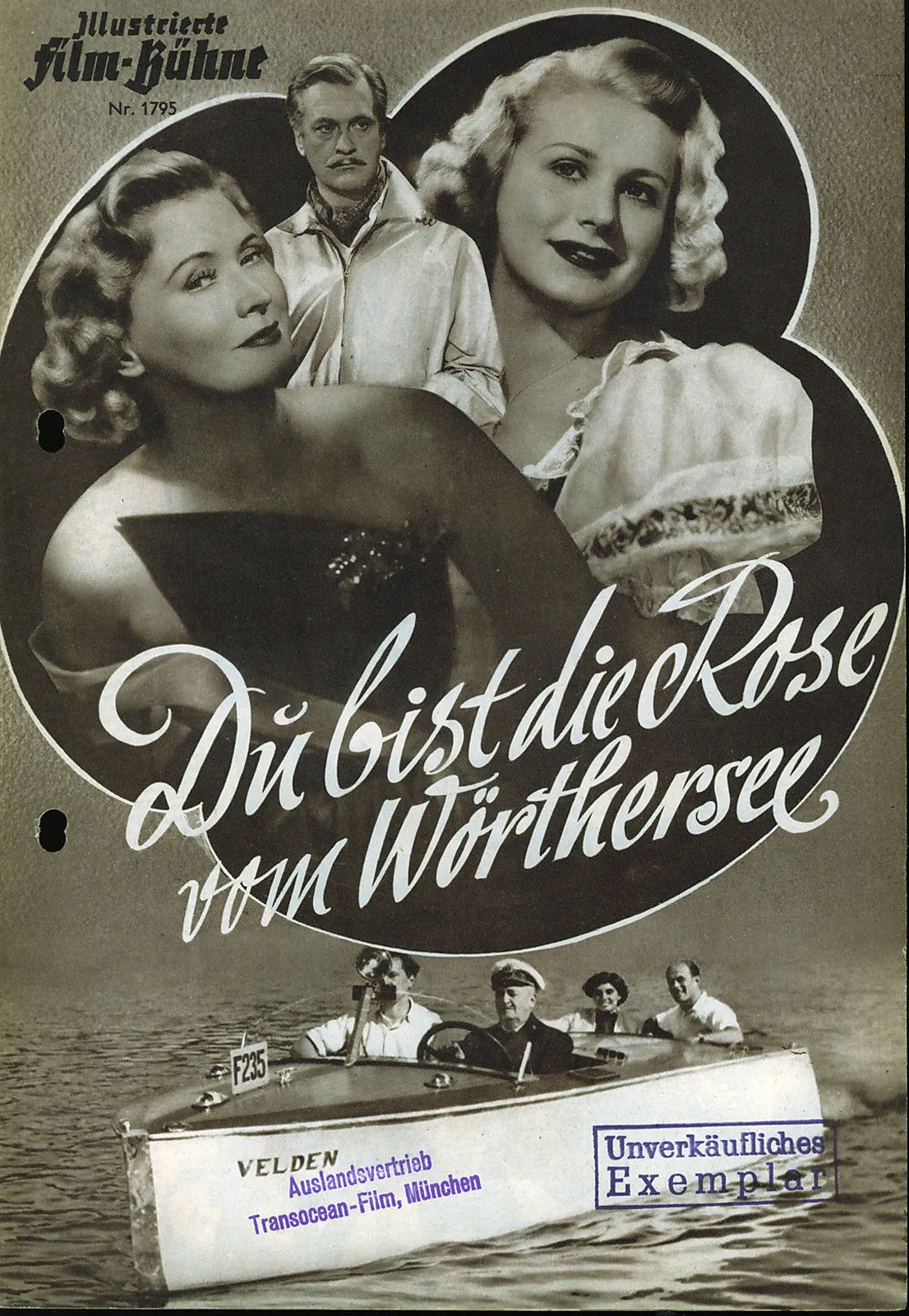 Du bist die Rose vom Wörthersee poster