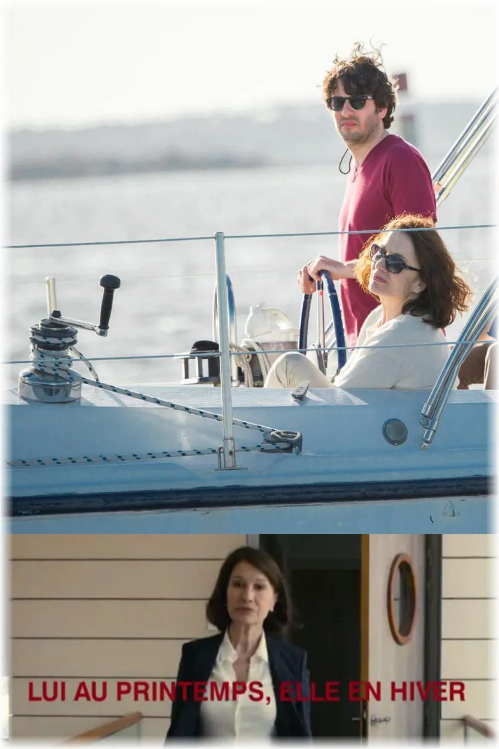 Lui au printemps, elle en hiver poster