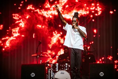 Burna Boy in de Alpha op Lowlands 2022