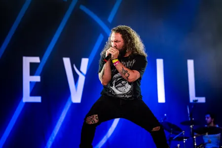 I Prevail op het Tentstage tijdens Pinkpop 2023