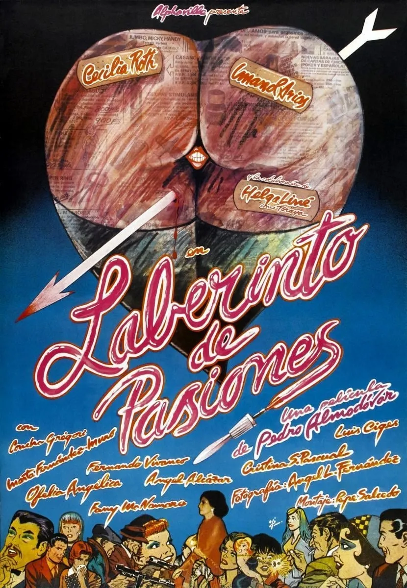 Laberinto de pasiones poster