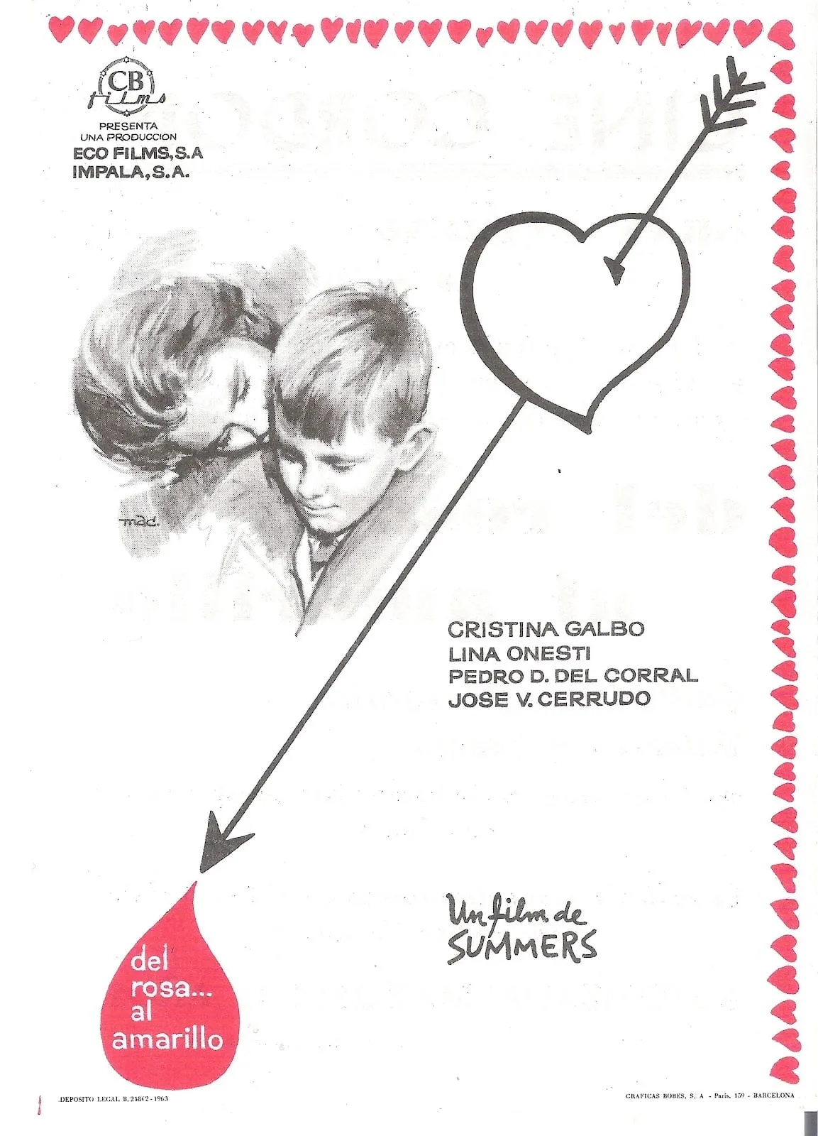 Del rosa al amarillo poster