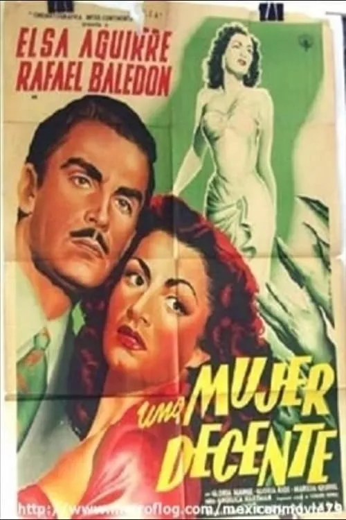 Una Mujer decente poster