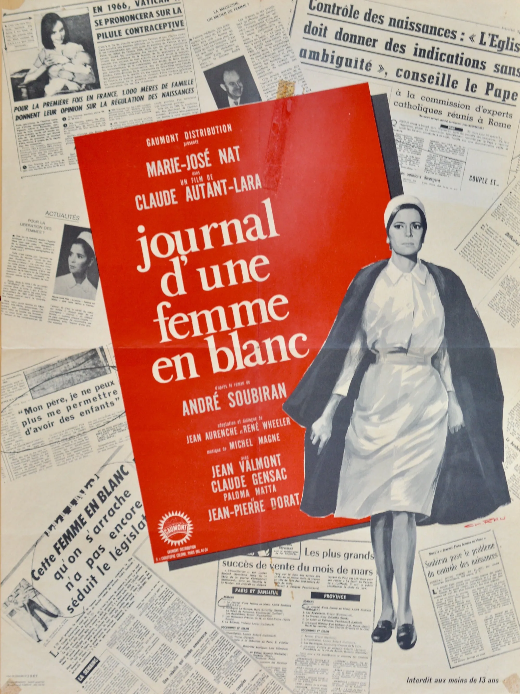 Journal d'une femme en blanc poster