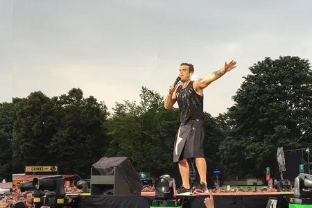 Robbie Williams in het Goffertpark Nijmegen 2017