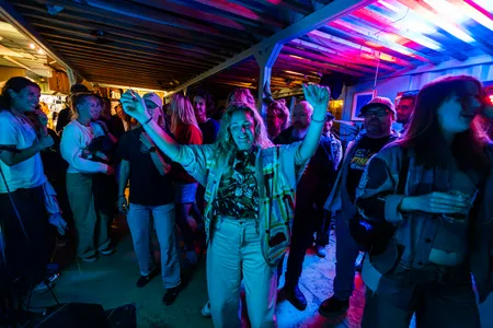 Publiek bij het Scheveningen Surf Festival
