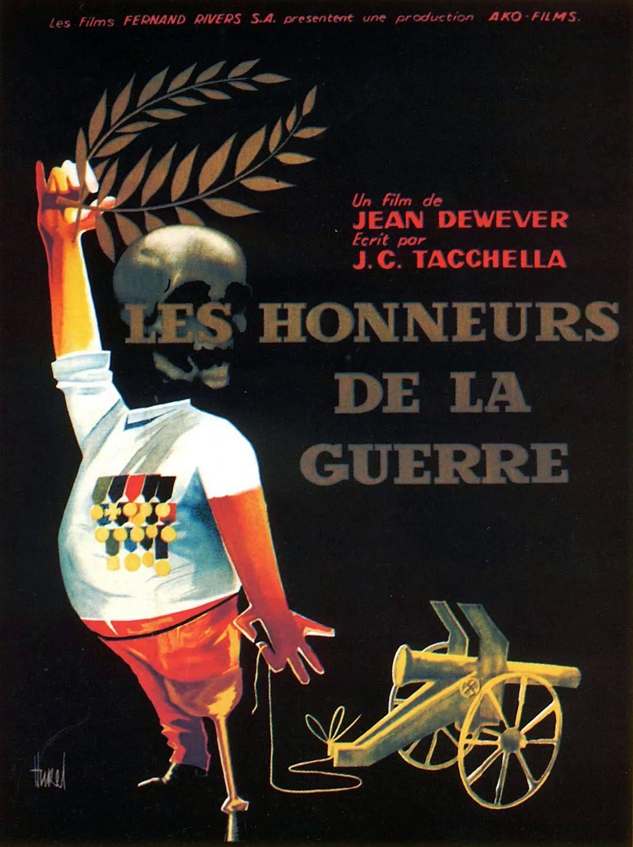 Les honneurs de la guerre poster