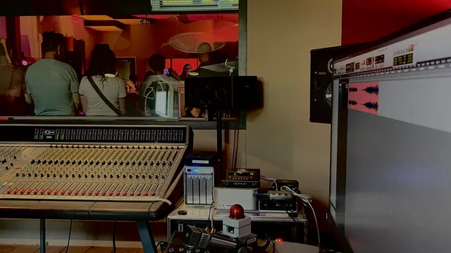 Controlekamer van Studio Moskou