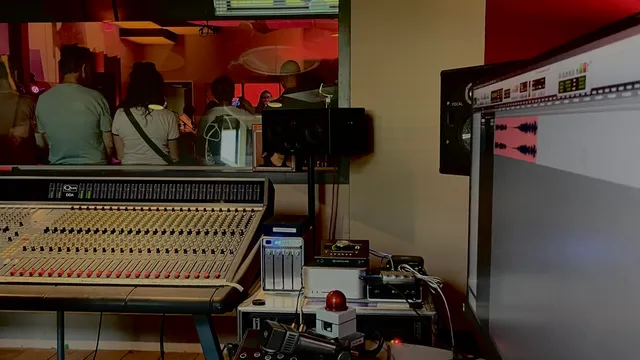 Controlekamer van Studio Moskou