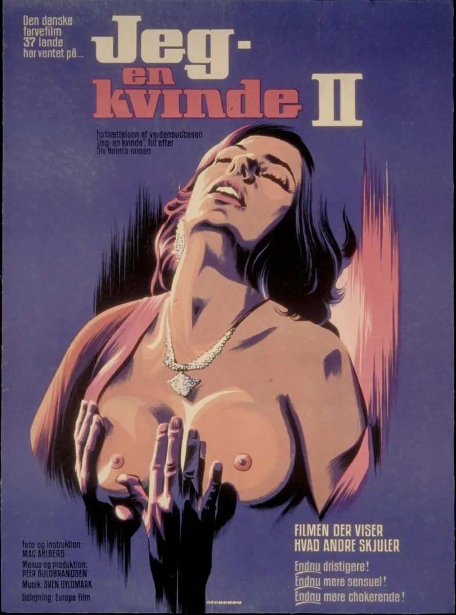 Jeg en kvinde II poster