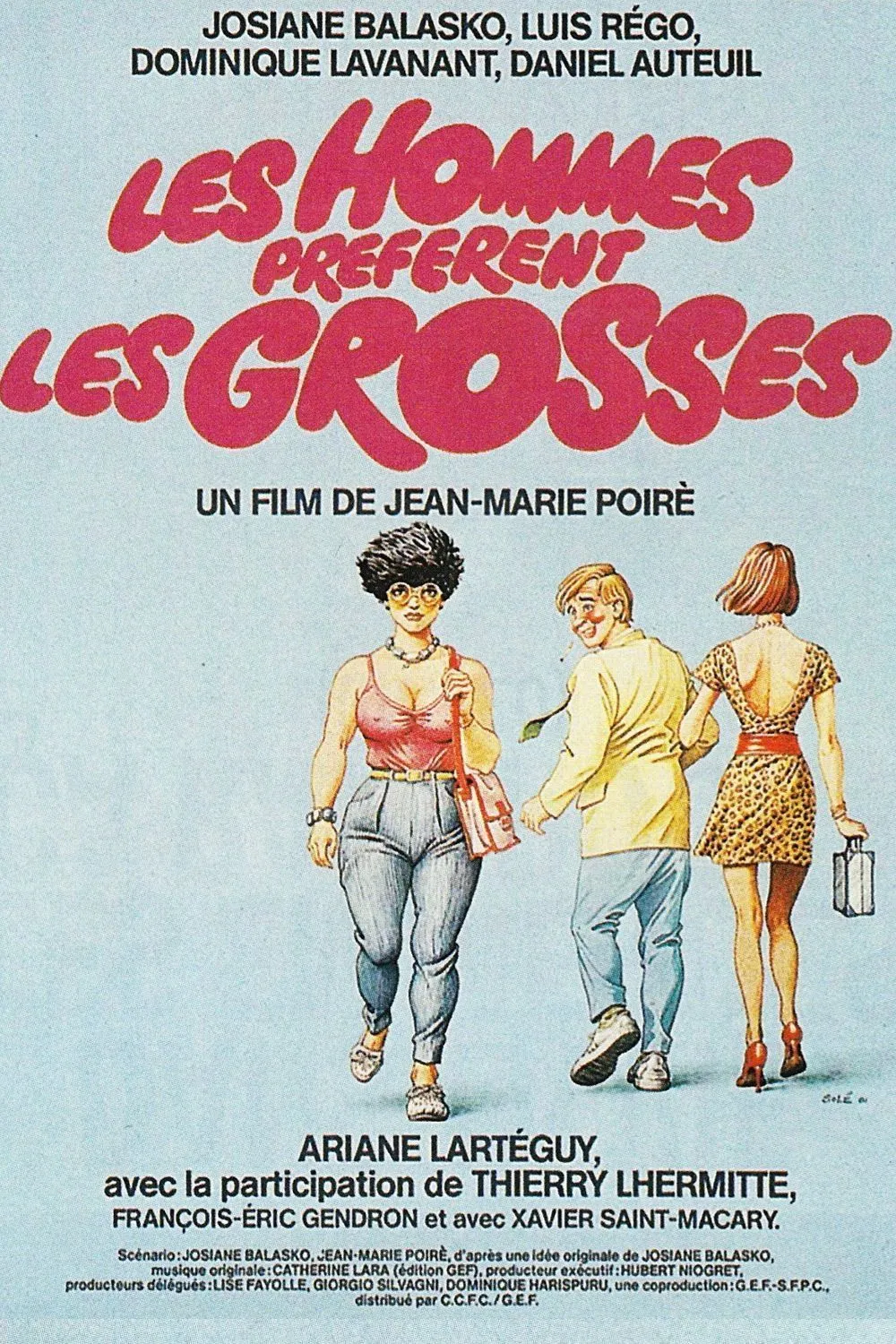Les hommes préfèrent les grosses poster