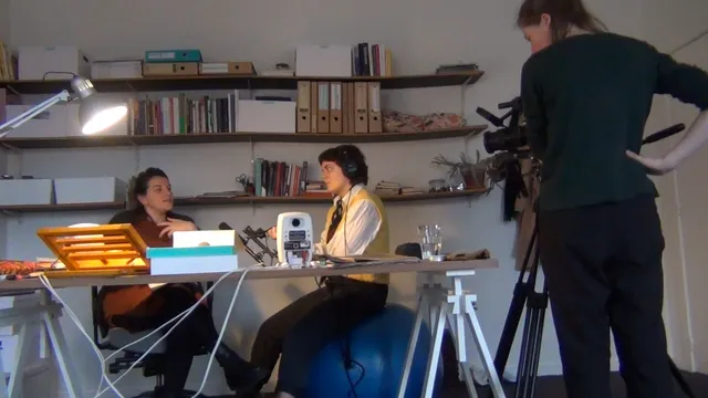 Bij de opnamen voor A Place Where Reality Lies