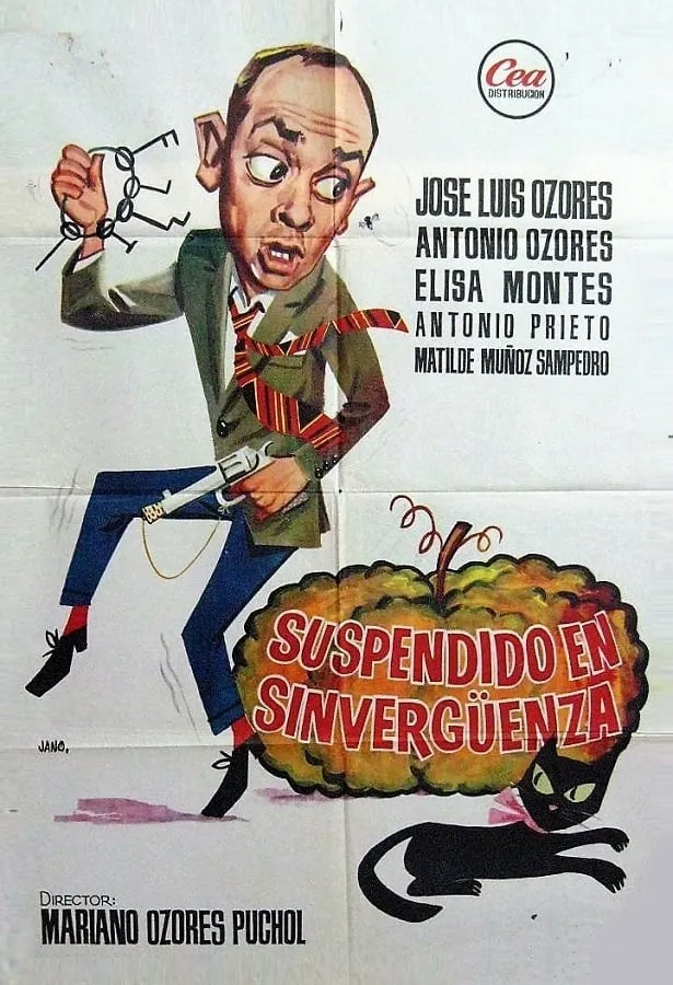 Suspendido en sinverguenza poster