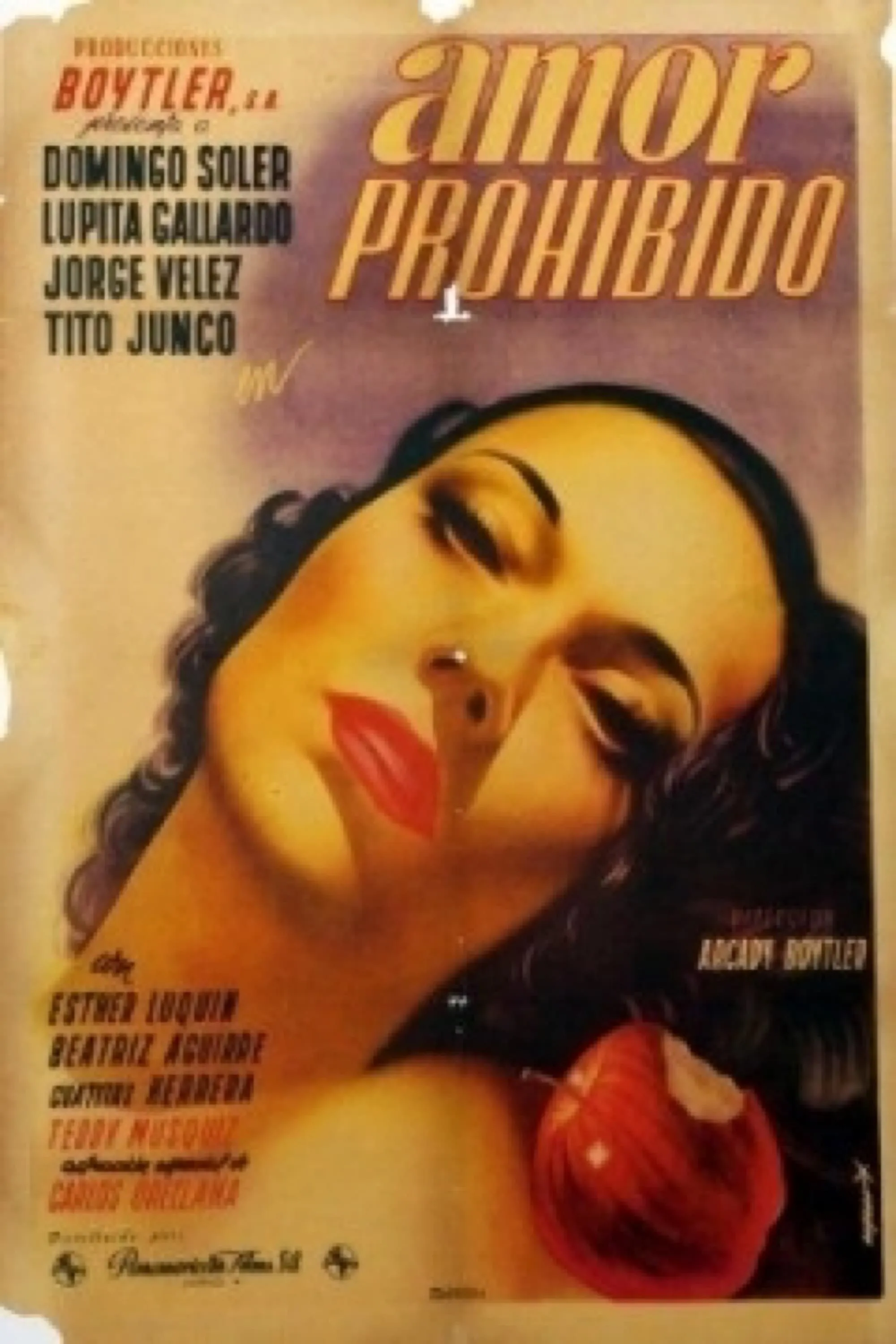 Amor prohibido poster