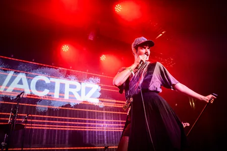 Model/Actriz in de X-Ray op Lowlands 2024