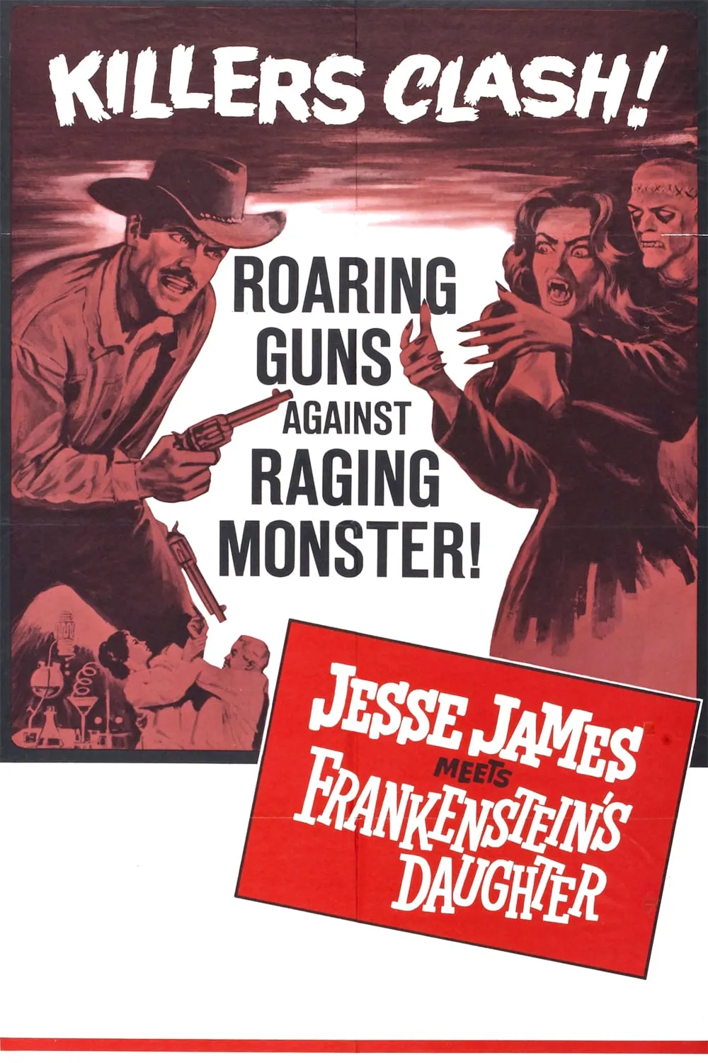 Jesse James Meets Frankenstein's Daughter poster