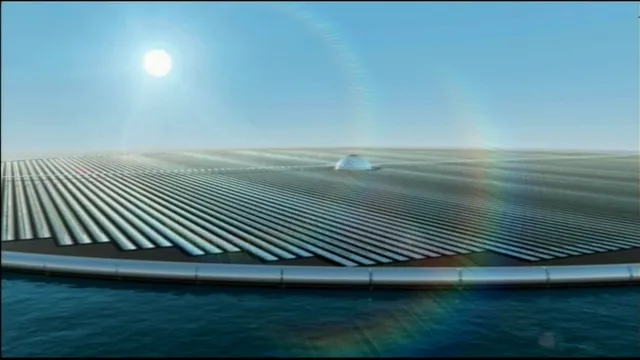 Een ingenieursbureau bedacht een concept voor zonne-eilanden
