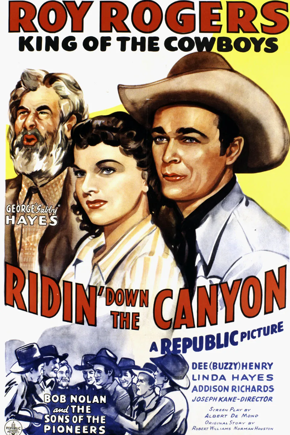 Ridin' Down the Canyon poster