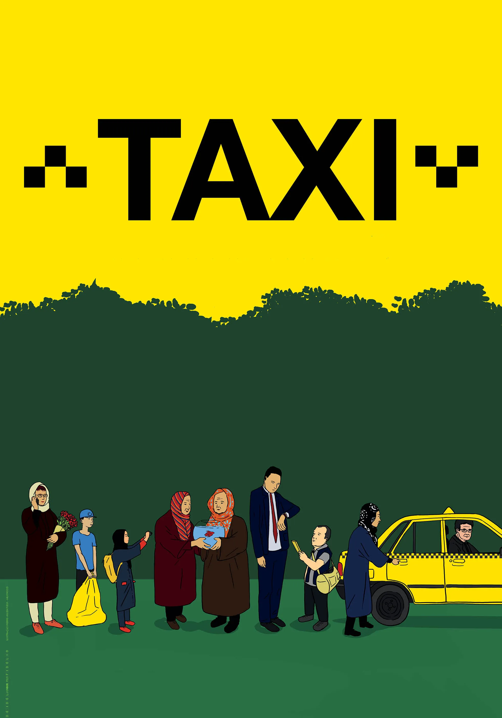 Taxi Teheran poster