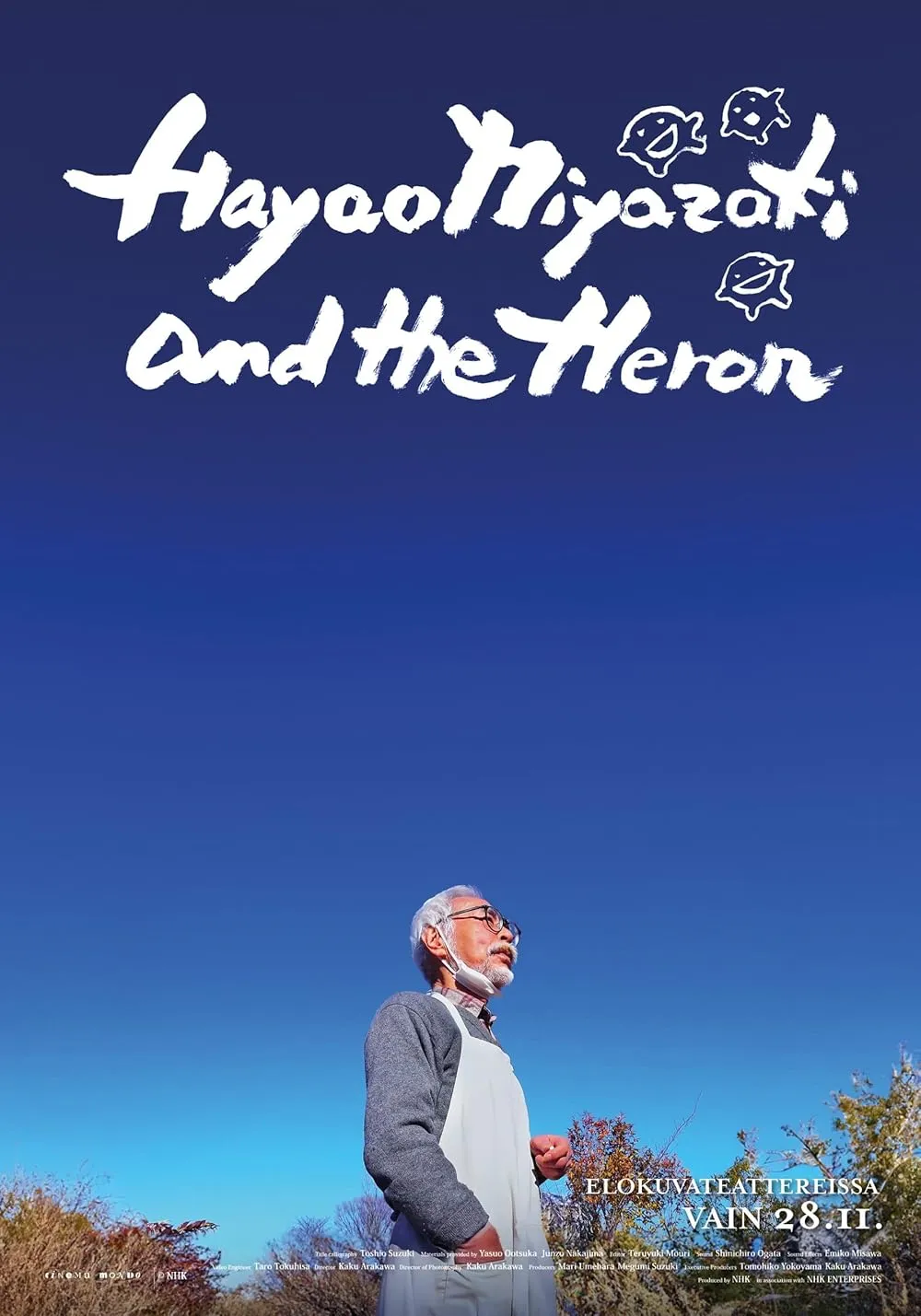 Hayao Miyazaki and the Heron poster