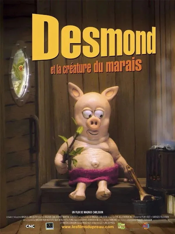 Desmond en het moerasmonster poster
