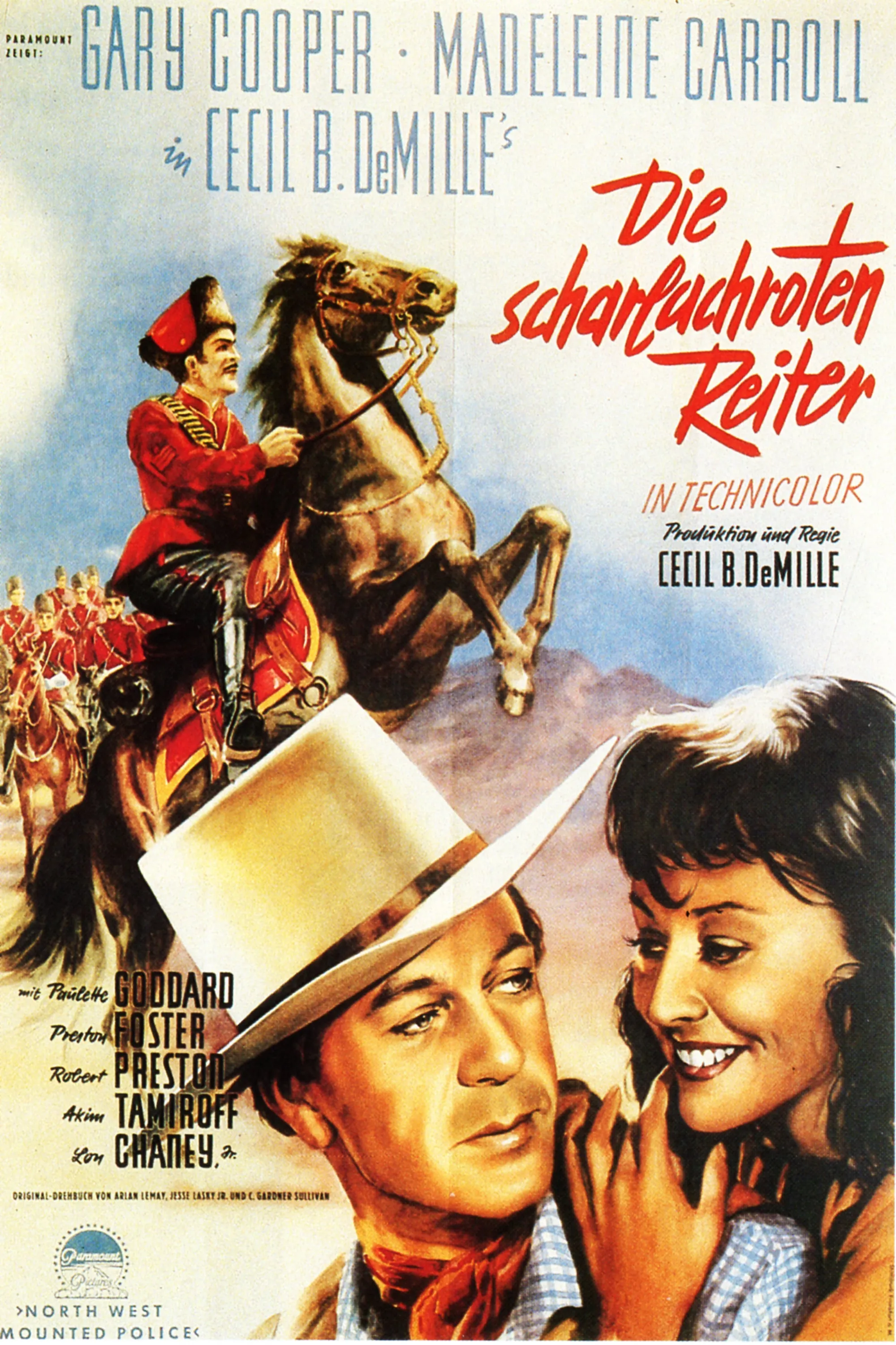 North West Mounted Police poster