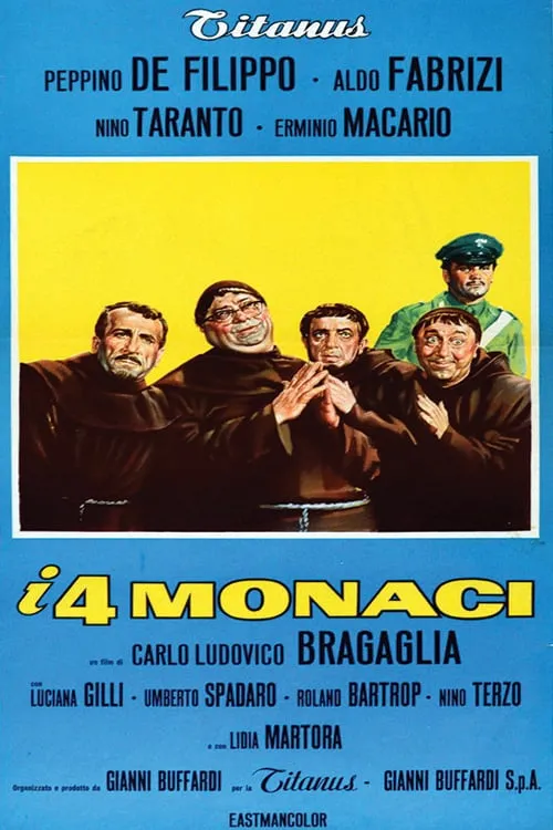 I quattro monaci poster