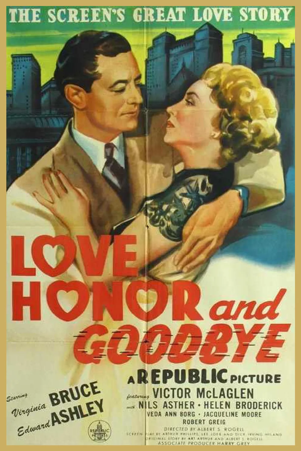 Love, Honor and Goodbye poster